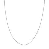 Sterling Silver 0.95mm D/C Cable Chain with Lobster Lock