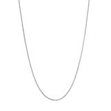 Sterling Silver 0.95mm D/C Cable Chain with Lobster Lock