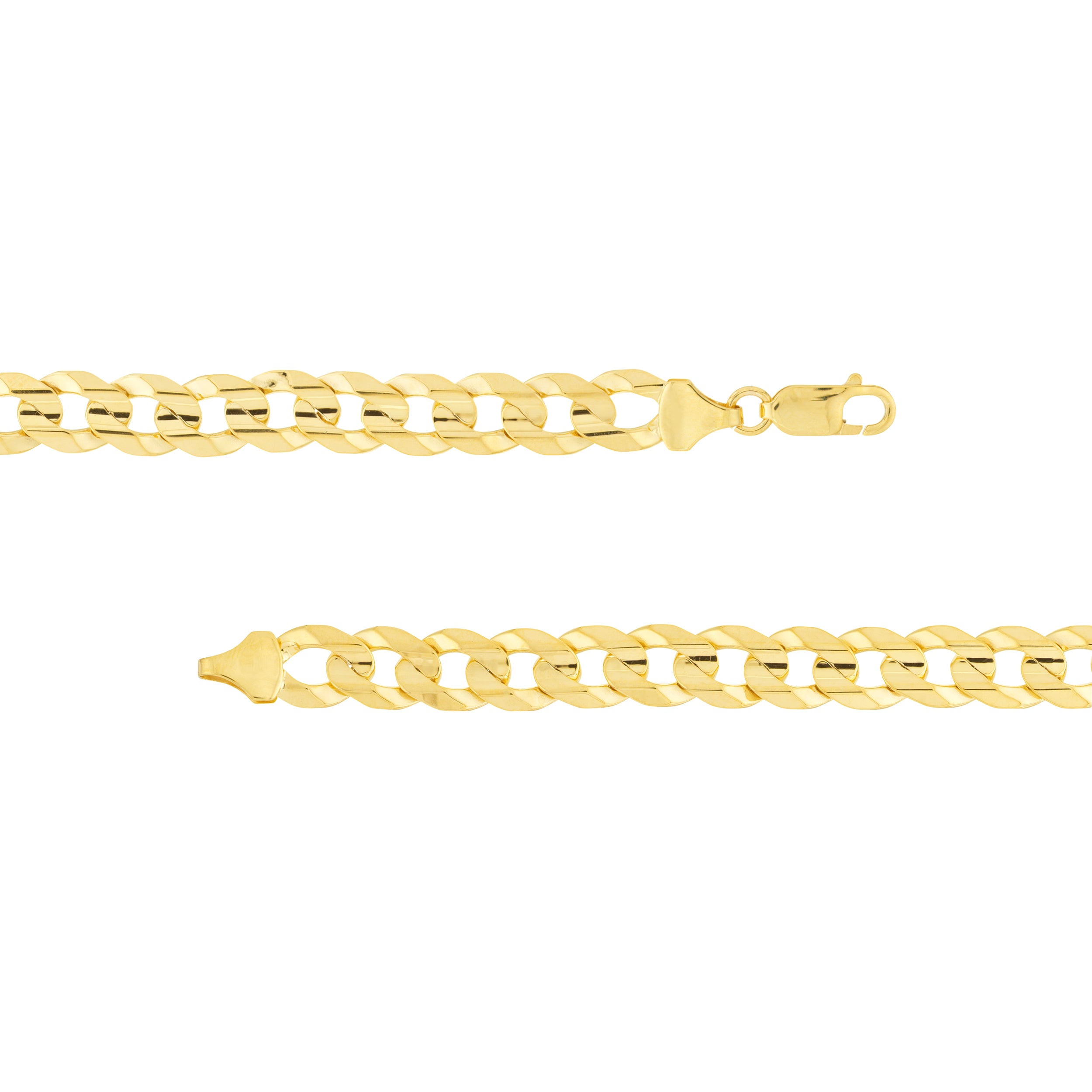 8.7mm Cuban Curb Chain with Lobster Lock