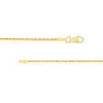 1.05mm D/C Rope Chain with Lobster Lock