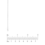 1.05mm D/C Rope Chain with Lobster Lock