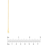 1.05mm D/C Rope Chain with Lobster Lock
