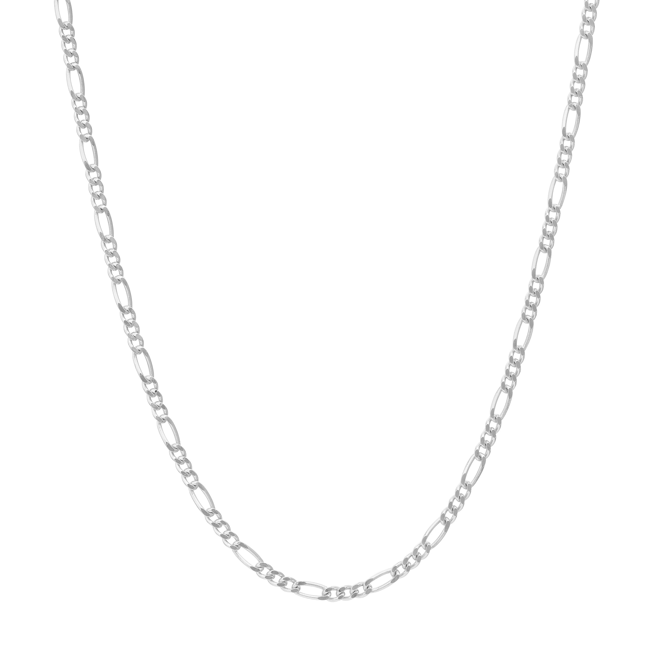 1.30mm Figaro Chain with Spring Ring