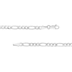 3.9mm Figaro Chain with Lobster Lock