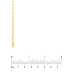 2.35mm Concave Figaro Chain