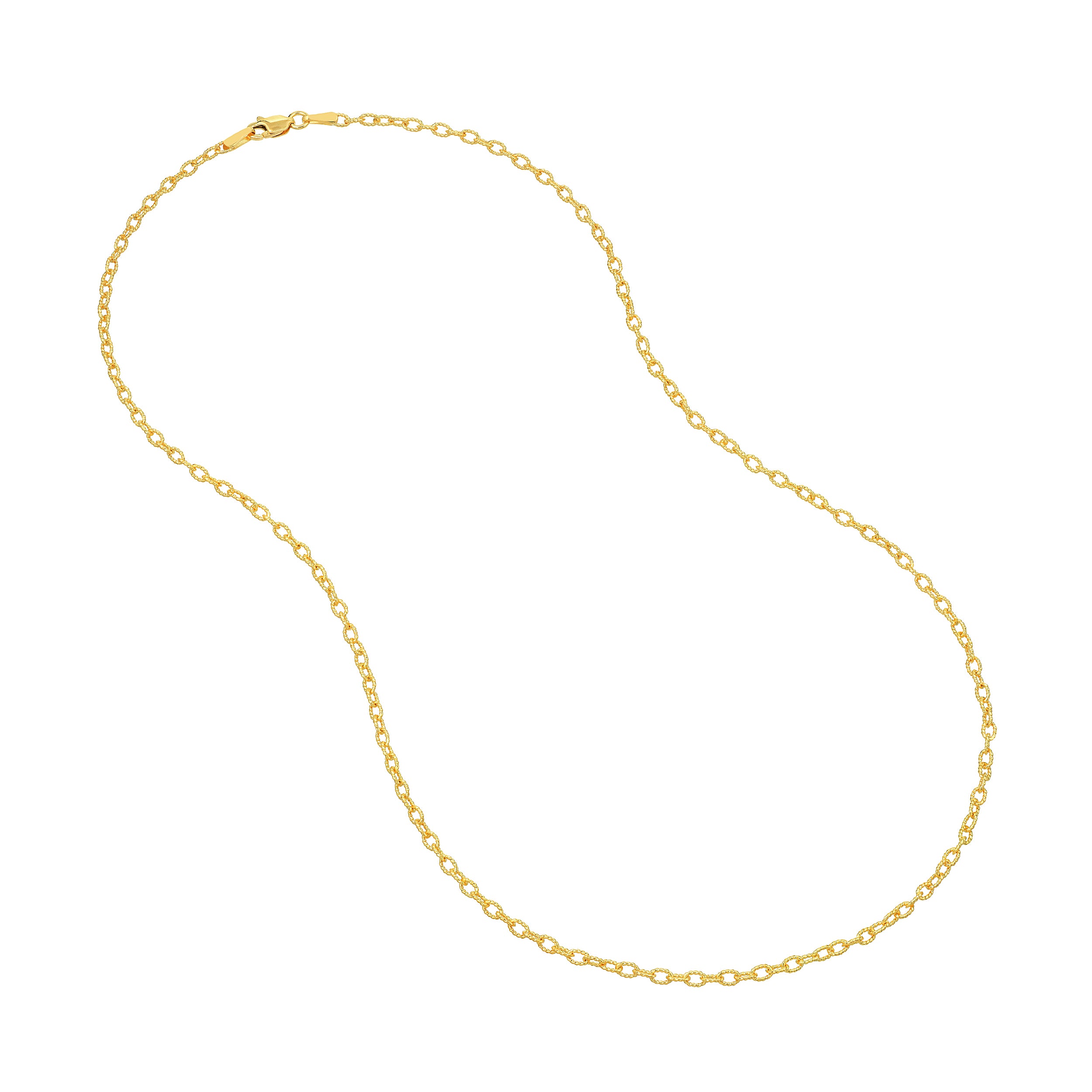 2.30mm Designer Rolo Chain with Lobster Lock
