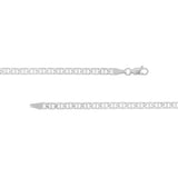 3.70mm Mariner Chain with Lobster Lock
