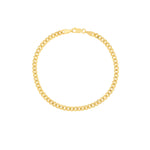 4.20mm Curb 120 with Lobster Lock Bracelet