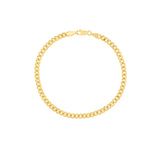4.20mm Curb 120 with Lobster Lock Bracelet