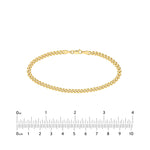 4.20mm Curb 120 with Lobster Lock Bracelet