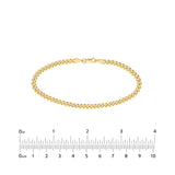 4.20mm Curb 120 with Lobster Lock Bracelet