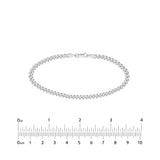 4.20mm Curb 120 with Lobster Lock Bracelet