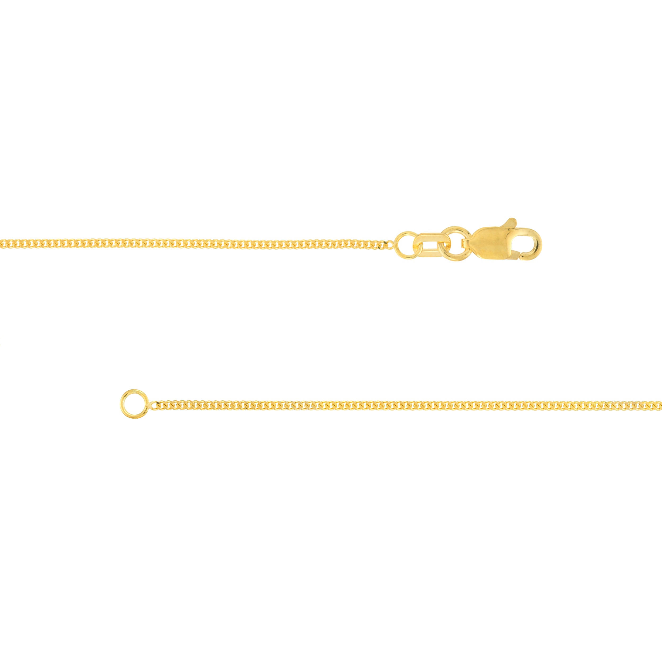 1.04mm Curb Chain with Lobster Lock