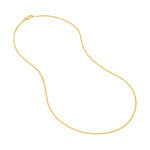 1.4mm Curb Chain with Lobster Lock