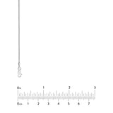 Sterling Silver 1.3mm Franco Chain with Lobster Lock