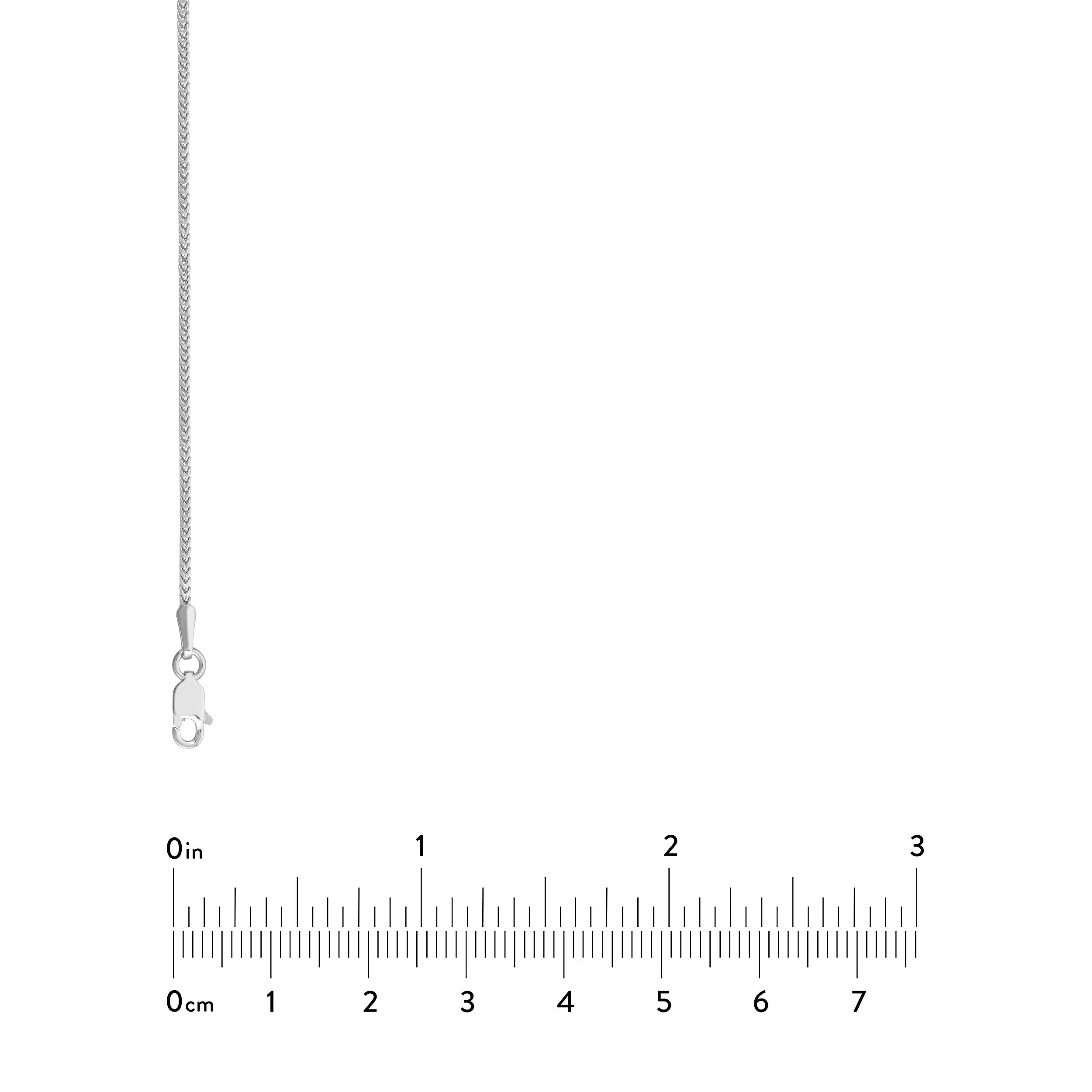Sterling Silver 1.3mm Franco Chain with Lobster Lock