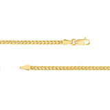 2.5mm Franco Chain with Lobster Lock