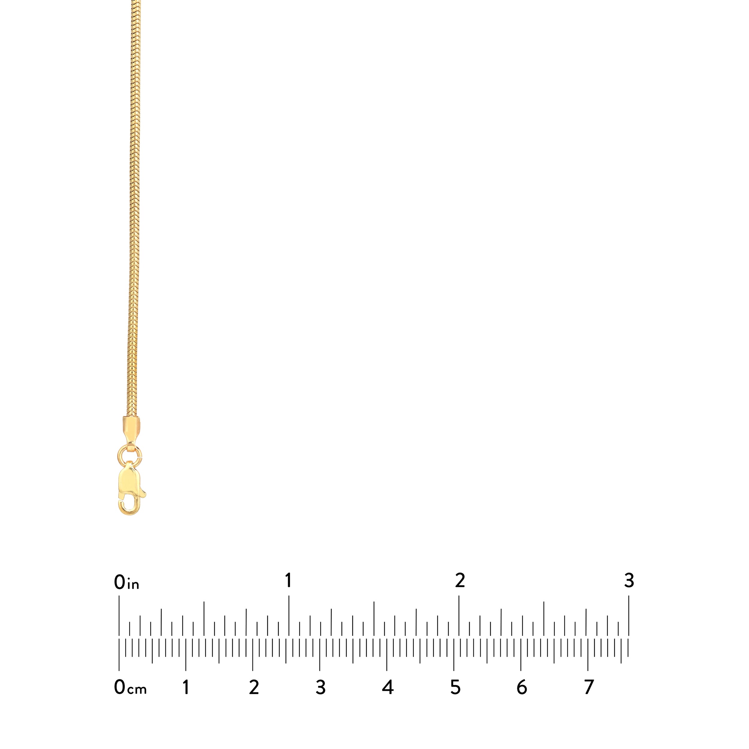 1.6mm Snake Chain with Lobster Lock