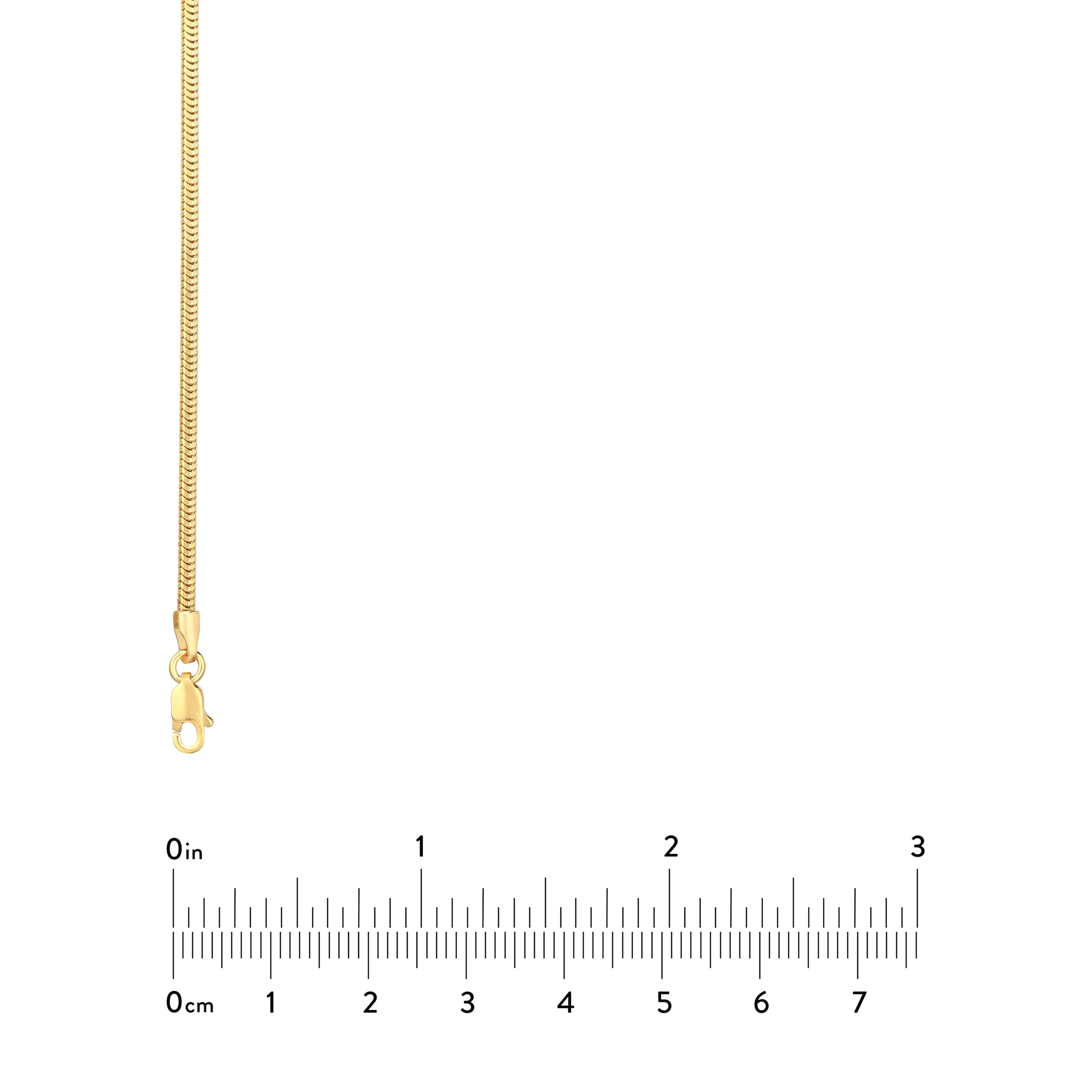 1.9mm Snake Chain with Lobster Lock