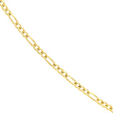 2.85mm Light Concave Figaro Chain with Lobster Lock