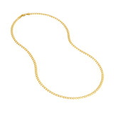 3.90mm Light Open Curb Chain with Lobster Lock
