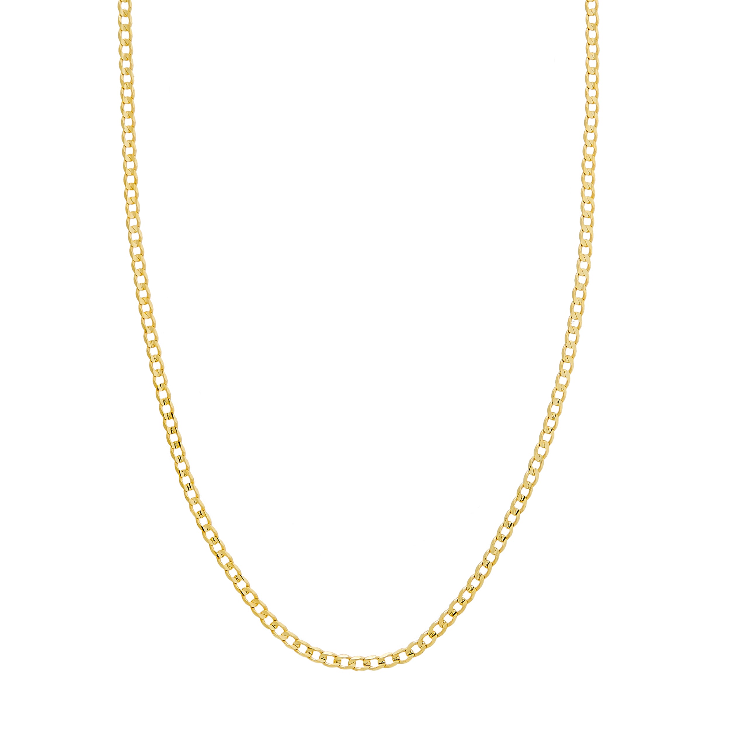 3.90mm Light Open Curb Chain with Lobster Lock