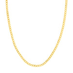 4.6mm Light Open Curb Chain with Lobster Lock