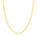 4.6mm Light Open Curb Chain with Lobster Lock