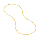 4.6mm Light Open Curb Chain with Lobster Lock