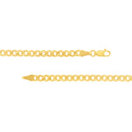 4.6mm Light Open Curb Chain with Lobster Lock