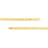 4.6mm Light Open Curb Chain with Lobster Lock