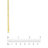 2.7mm Light Open Curb Chain with Lobster Lock