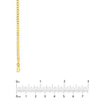 2.7mm Light Open Curb Chain with Lobster Lock