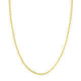 2.7mm Light Open Curb Chain with Lobster Lock