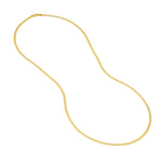 2.7mm Light Open Curb Chain with Lobster Lock
