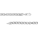 4.90mm Sterling Silver D/C Rambo Chain