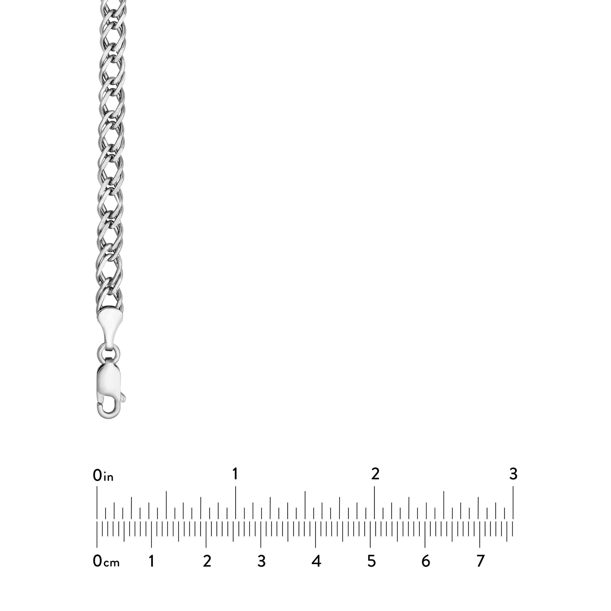 4.90mm Sterling Silver D/C Rambo Chain