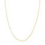 2.0mm D/C Saturn Curb Chain with Lobster Lock