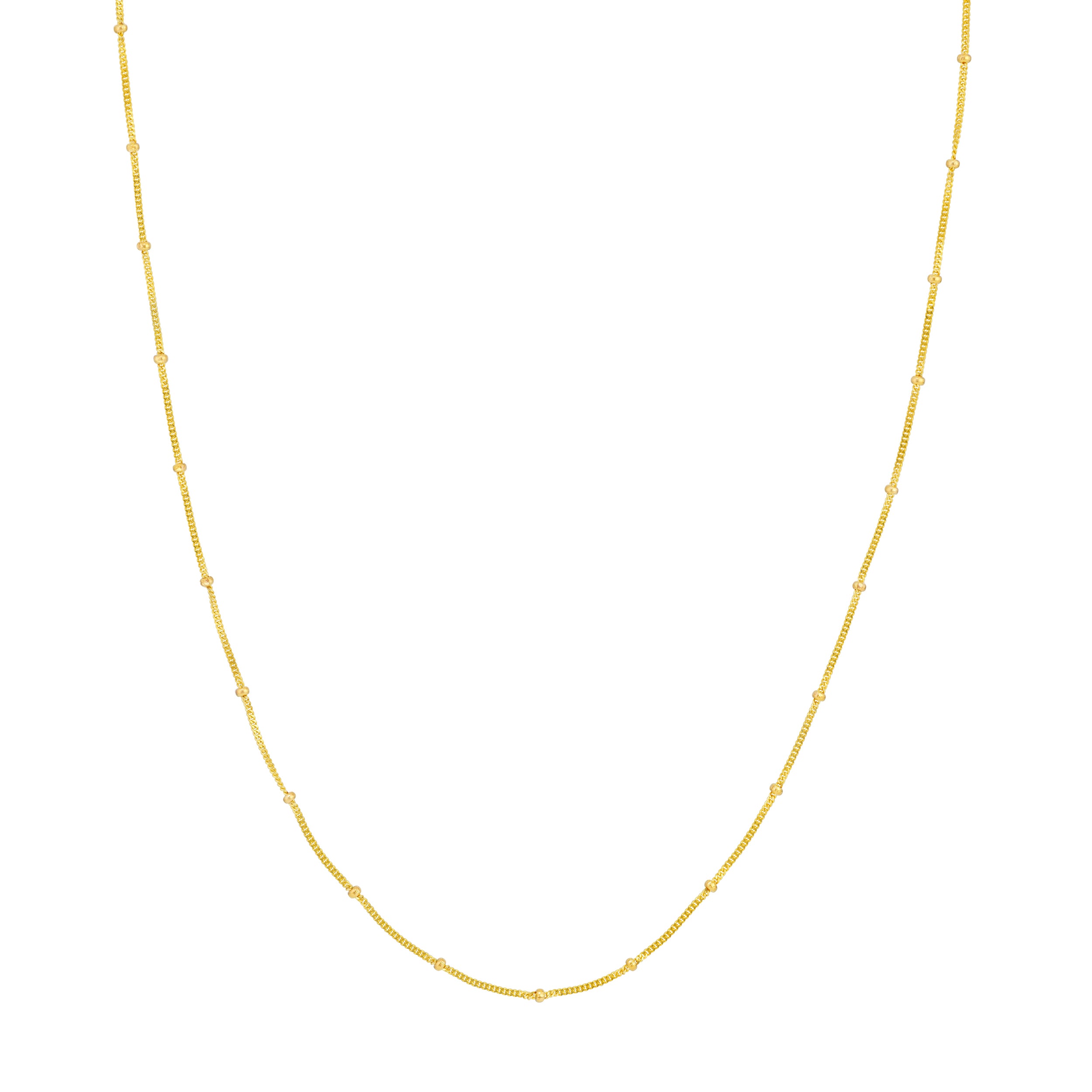 2.0mm D/C Saturn Curb Chain with Lobster Lock