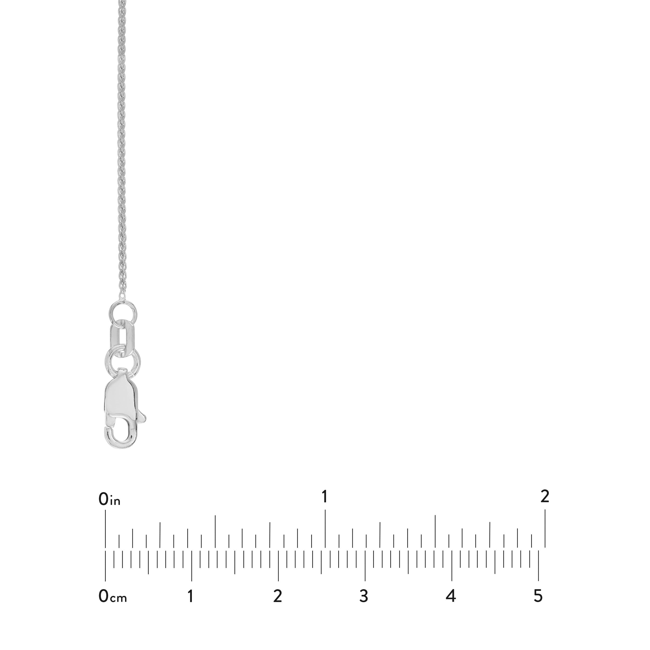 0.85mm Wheat Chain with Lobster Lock