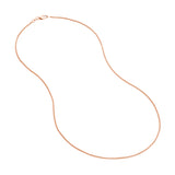 1.25mm Wheat Chain with Lobster Lock
