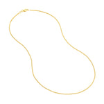 1.25mm Wheat Chain with Lobster Lock