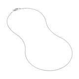 0.85mm D/C Round Wheat Chain with Lobster Lock