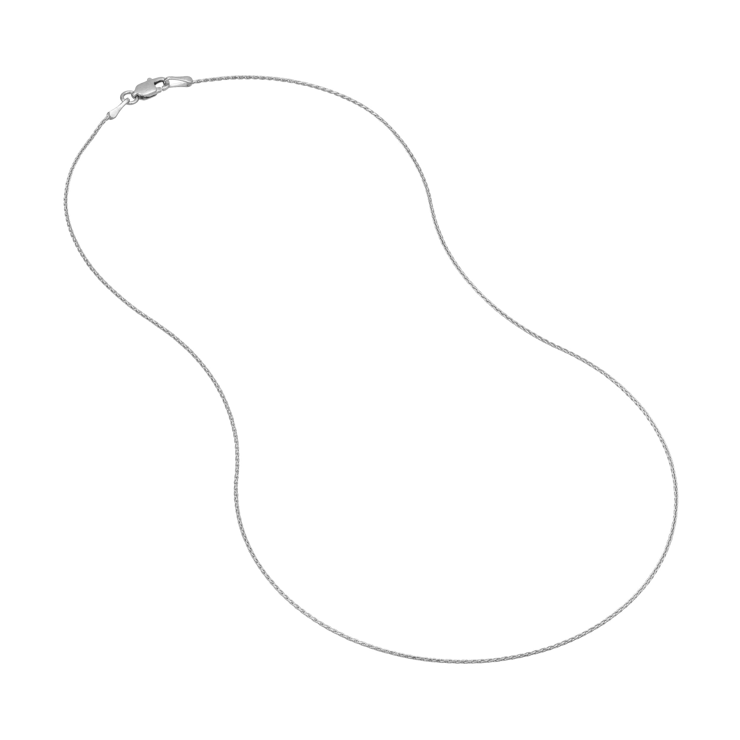 0.85mm D/C Round Wheat Chain with Lobster Lock