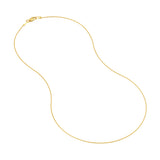 0.85mm D/C Round Wheat Chain with Lobster Lock