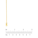 0.85mm D/C Round Wheat Chain with Lobster Lock