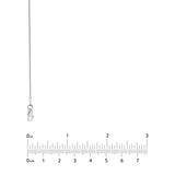 0.85mm D/C Round Wheat Chain with Lobster Lock