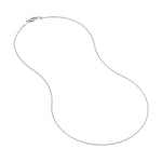 0.85mm D/C Round Wheat Chain with Lobster Lock