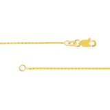 1.05mm D/C Wheat Chain with Lobster Lock