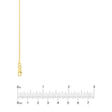 1.05mm D/C Wheat Chain with Lobster Lock